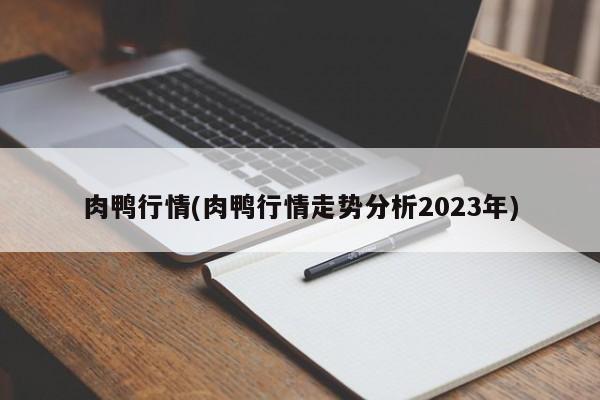 肉鸭行情(肉鸭行情走势分析2023年)